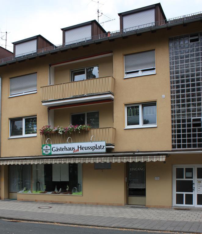 Hotel Gästehaus am Heuss-Platz Erlangen Exterior foto